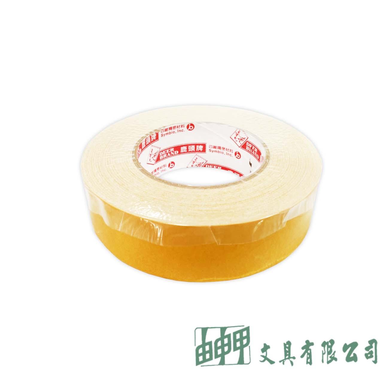 鹿頭牌 玻璃用布質雙面膠35mm*25m