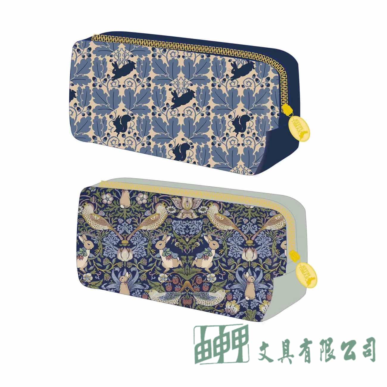    比得兔(V&A)皮質方型筆袋